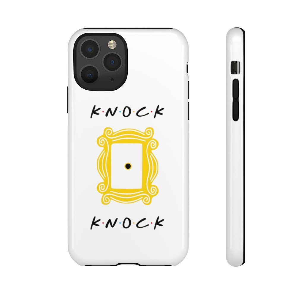 Knock Knock Friends Inspired Phone Case- White