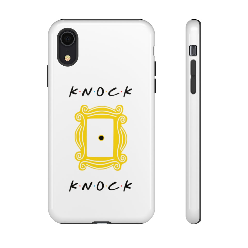 Knock Knock Friends Inspired Phone Case- White