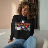 Black Lives Matters 90's Cartoon Inspired Women's Crop Hoodie