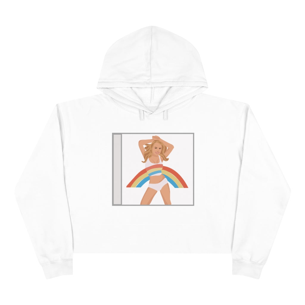 Mariah Carey Inspired Women's Crop Hoodie