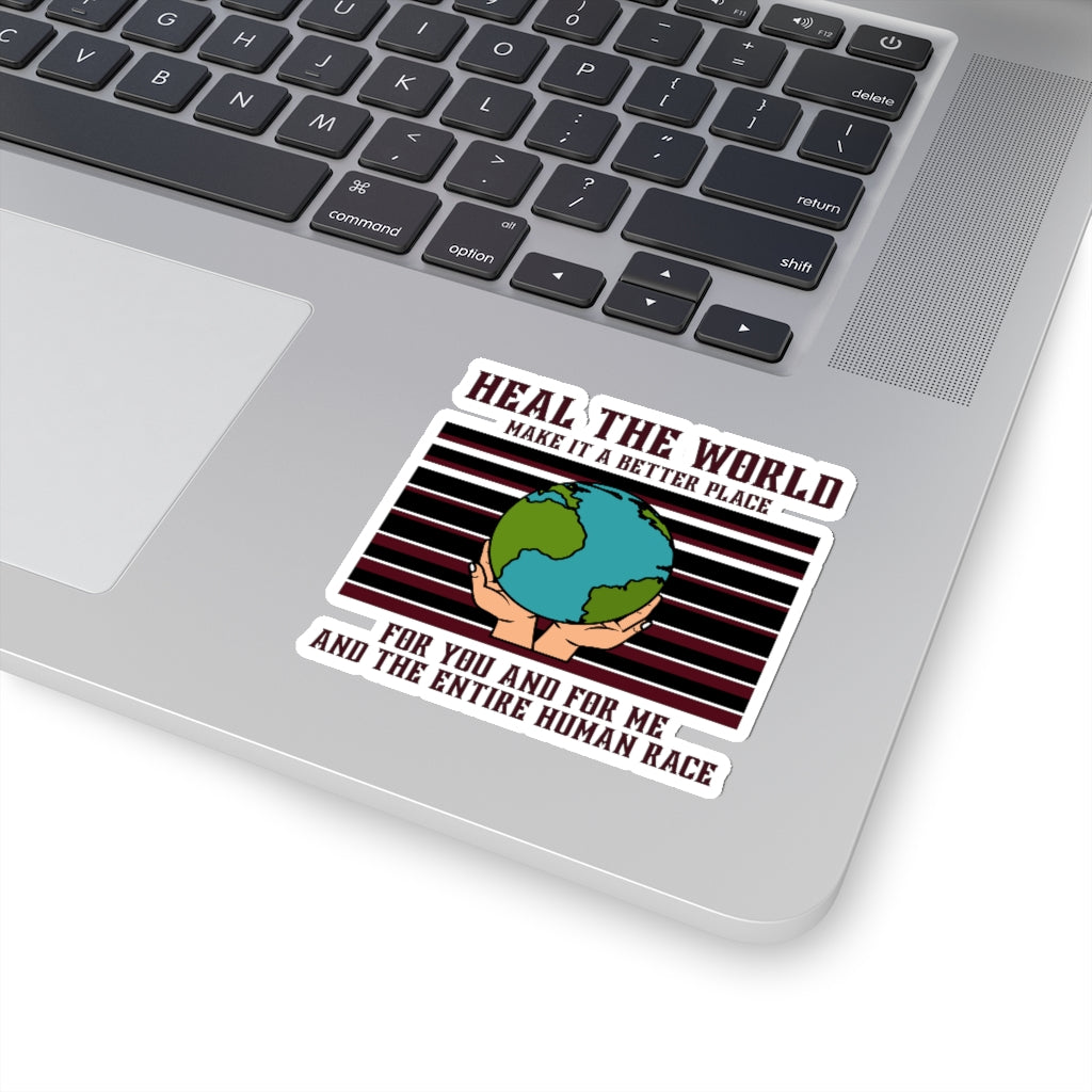 Heal The World Michael Jackson Inspired Sticker