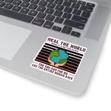 Heal The World Michael Jackson Inspired Sticker