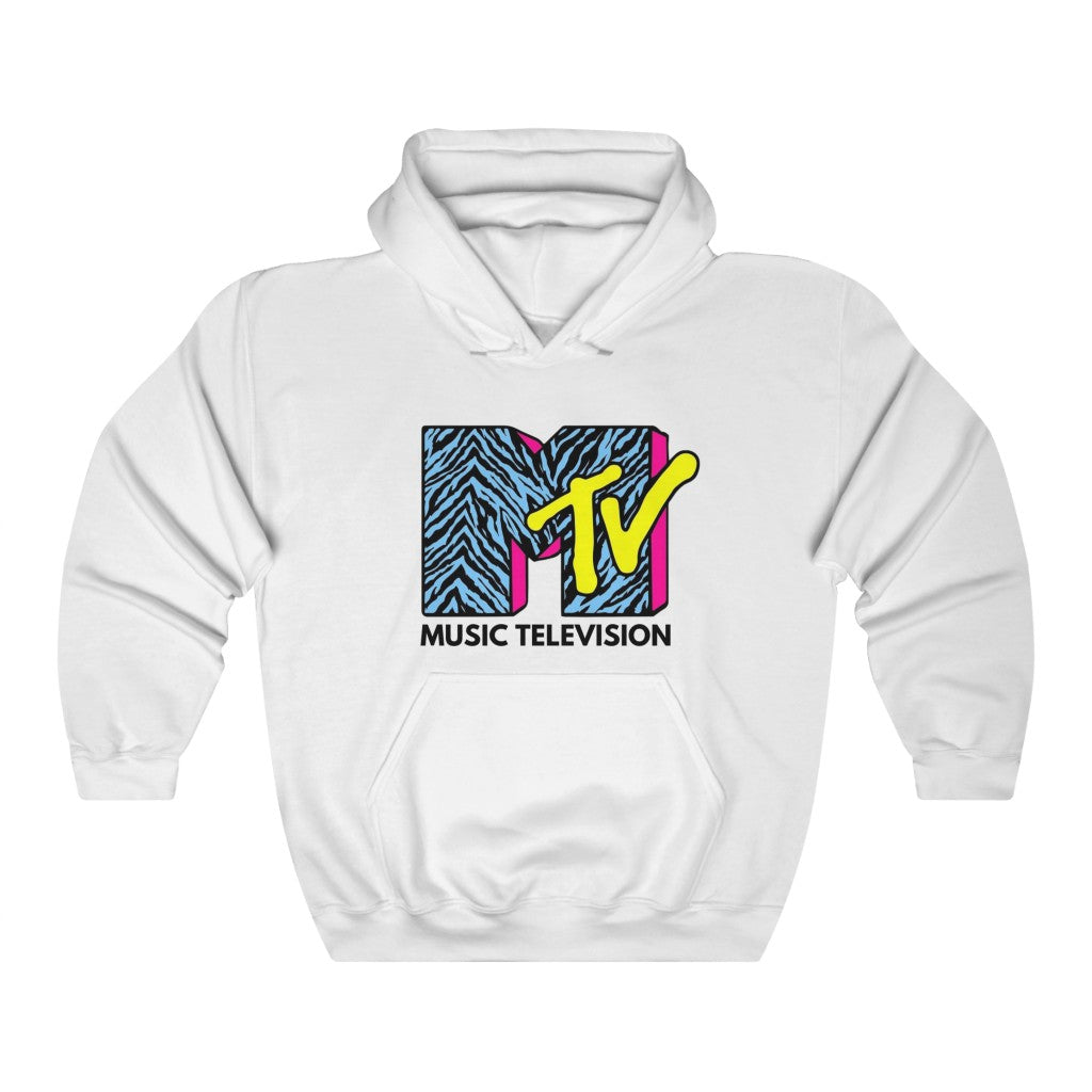 MTV 90's Logo Inspired Unisex Hooded Sweatshirt