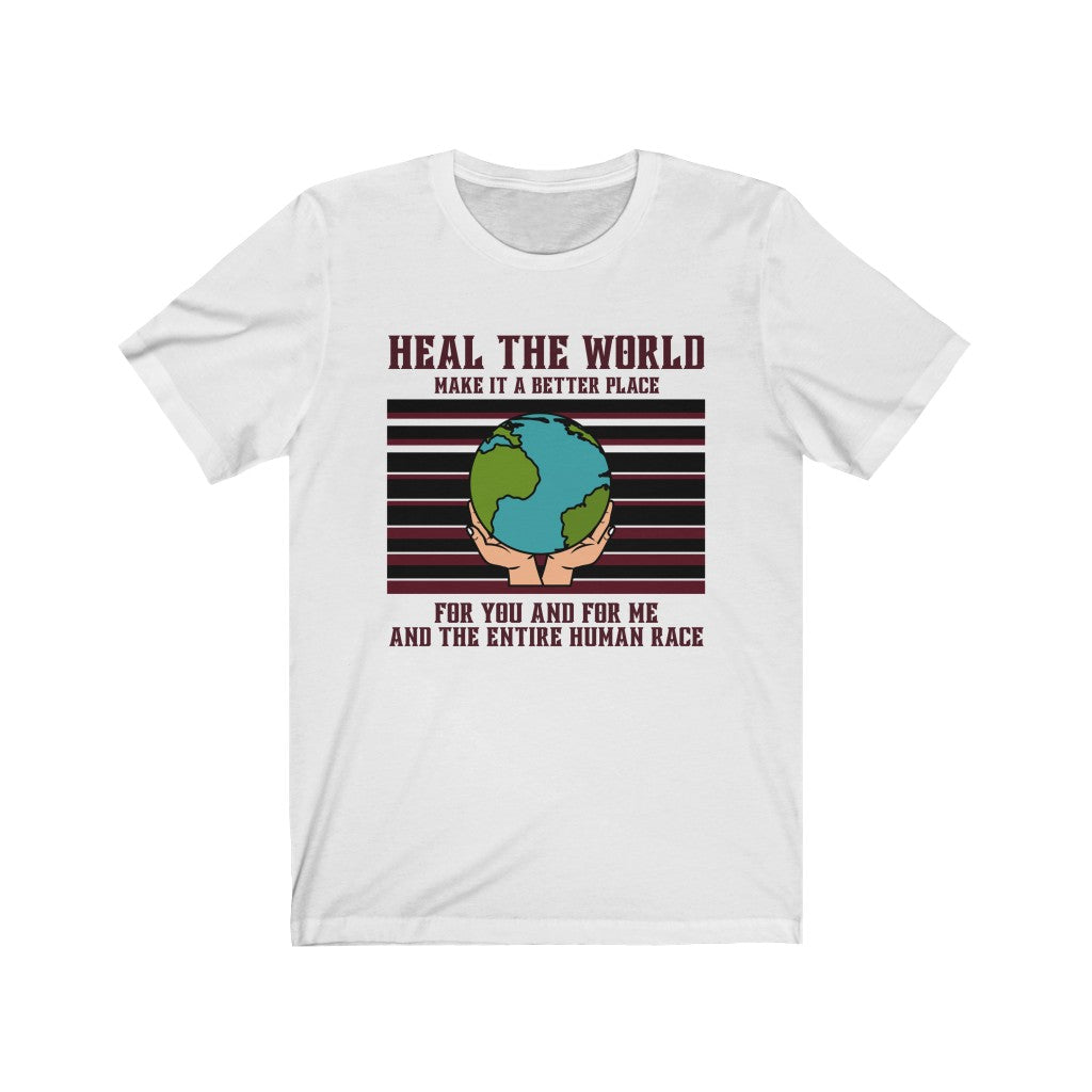 Heal The World Michael Jackson Inspired Unisex Jersey Short Sleeve Tee