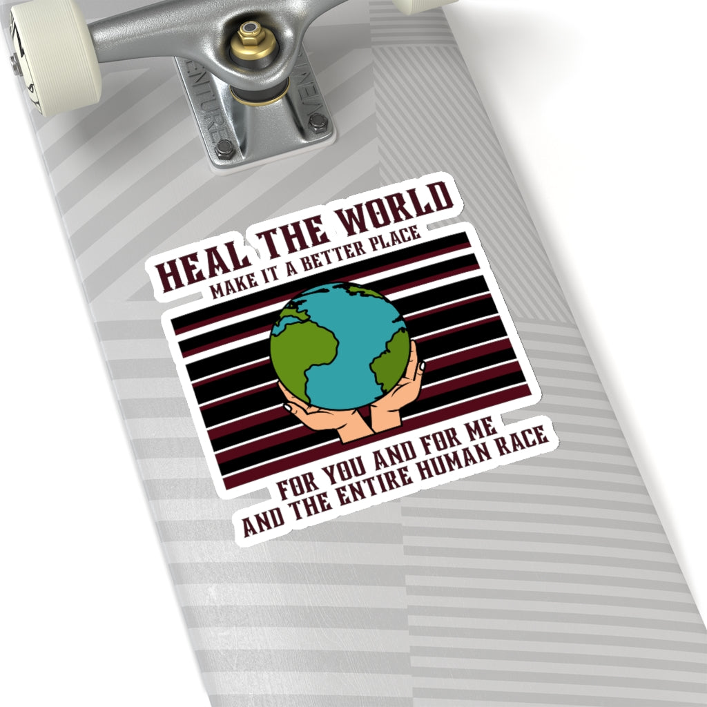 Heal The World Michael Jackson Inspired Sticker