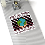 Heal The World Michael Jackson Inspired Sticker