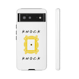 Knock Knock Friends Inspired Phone Case- White