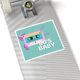 90's Baby Square Sticker