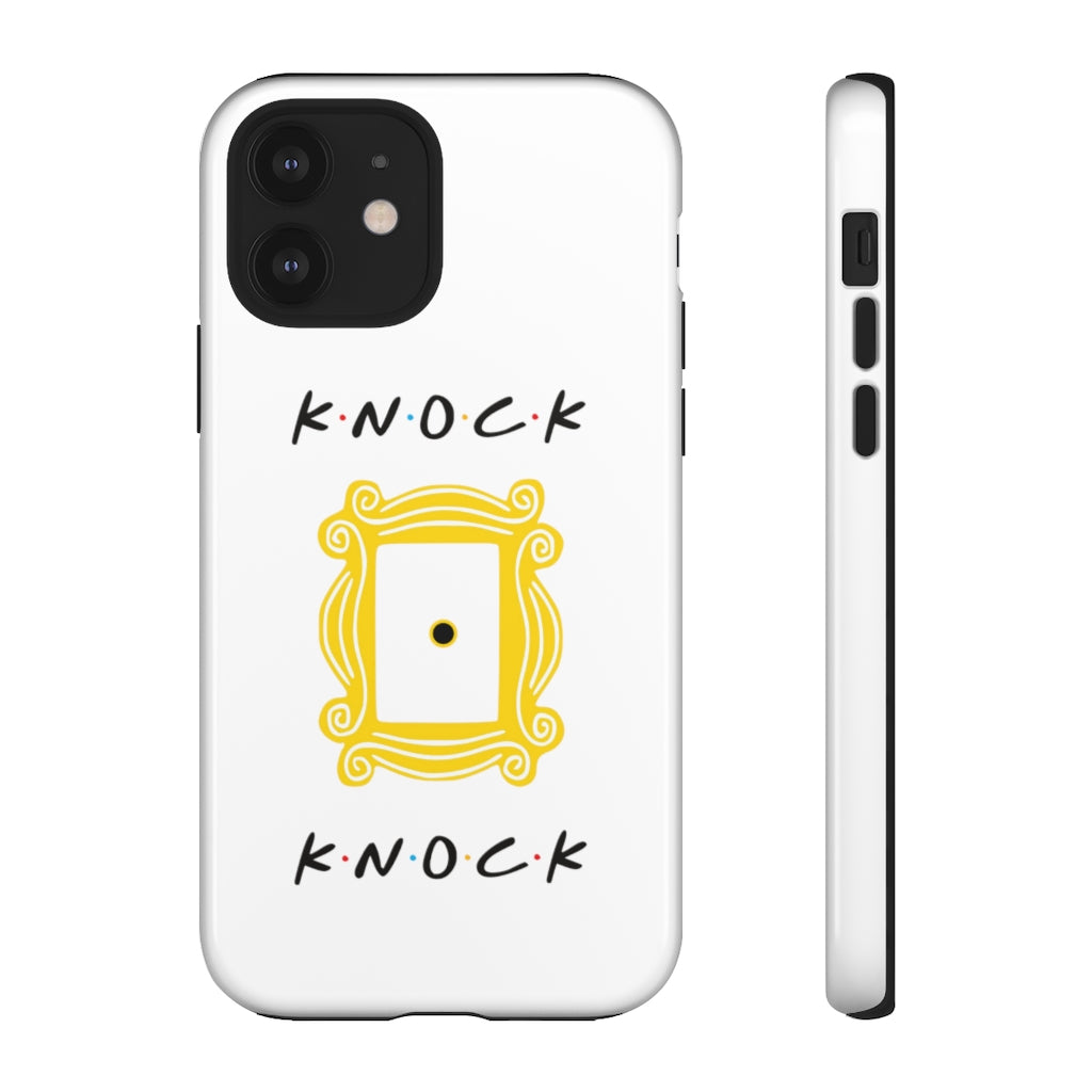 Knock Knock Friends Inspired Phone Case- White