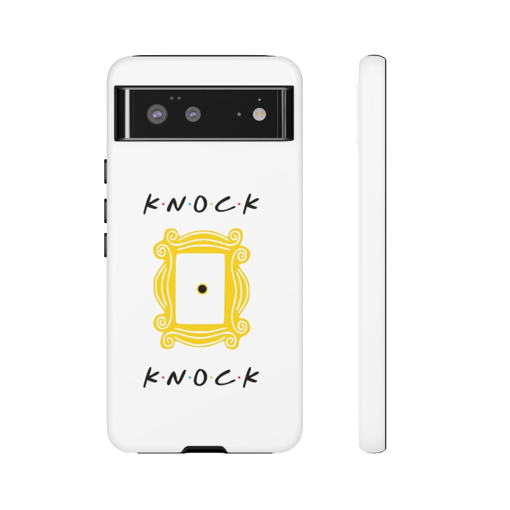 Knock Knock Friends Inspired Phone Case- White