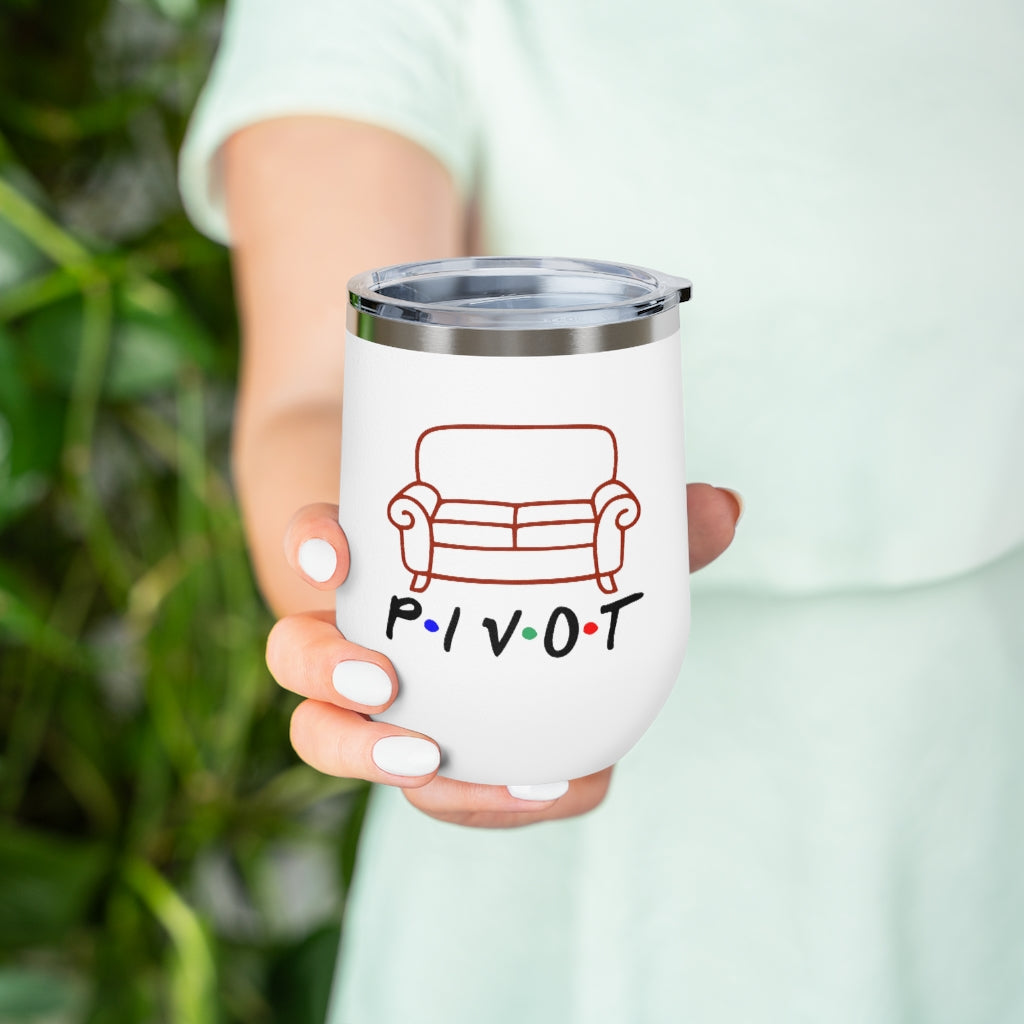 Pivot Friends Inspired 12oz Insulated Tumbler