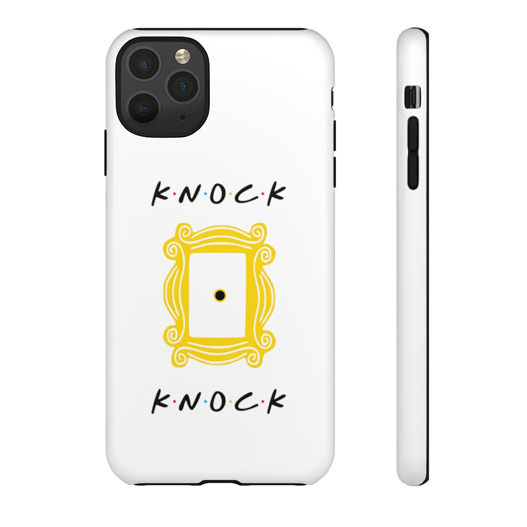 Knock Knock Friends Inspired Phone Case- White