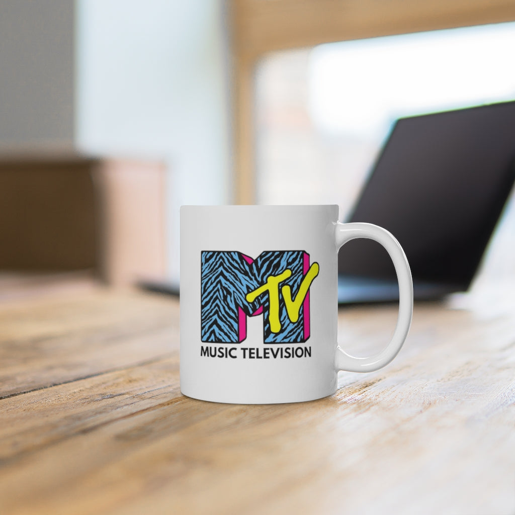 MTV 90's Logo Inspired Coffee Mug