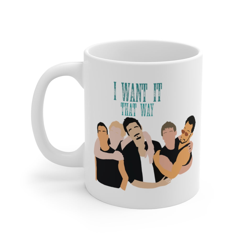I Want It That Way Backstreet Boys Inspired Coffee Mug