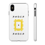 Knock Knock Friends Inspired Phone Case- White