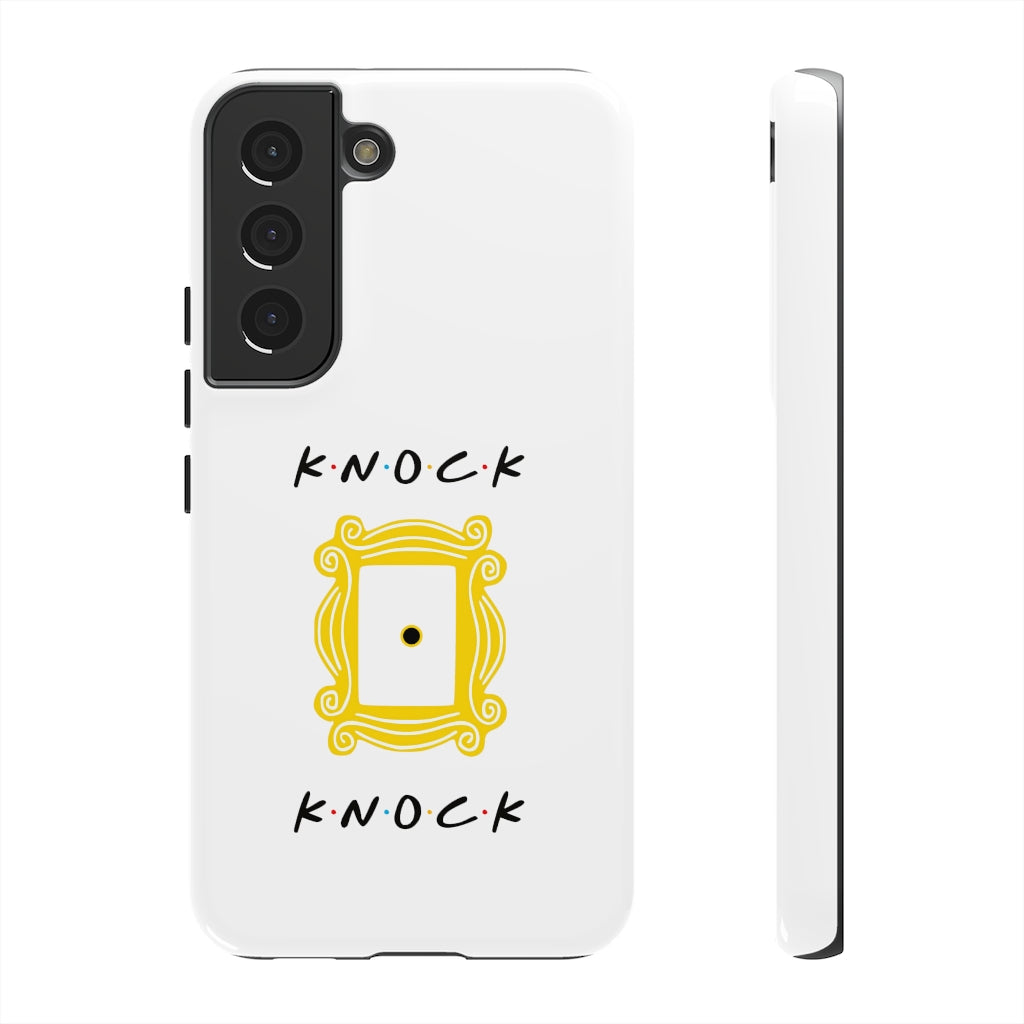 Knock Knock Friends Inspired Phone Case- White