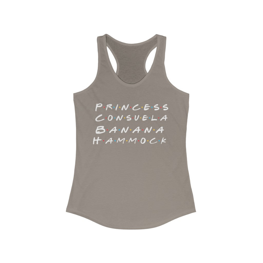 Princess Consuela Banana Hammock Friends Inspired Women's Tank