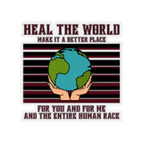 Heal The World Michael Jackson Inspired Sticker