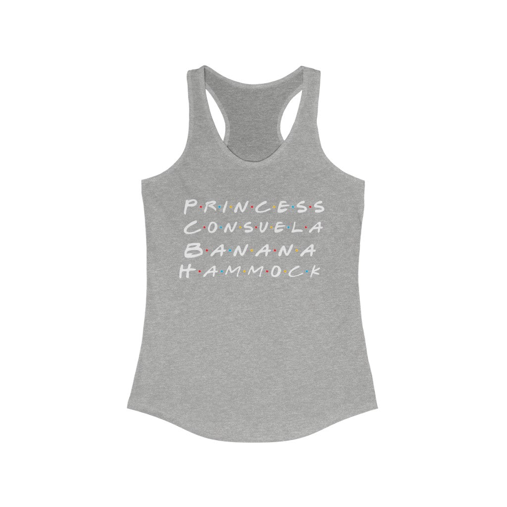 Princess Consuela Banana Hammock Friends Inspired Women's Tank