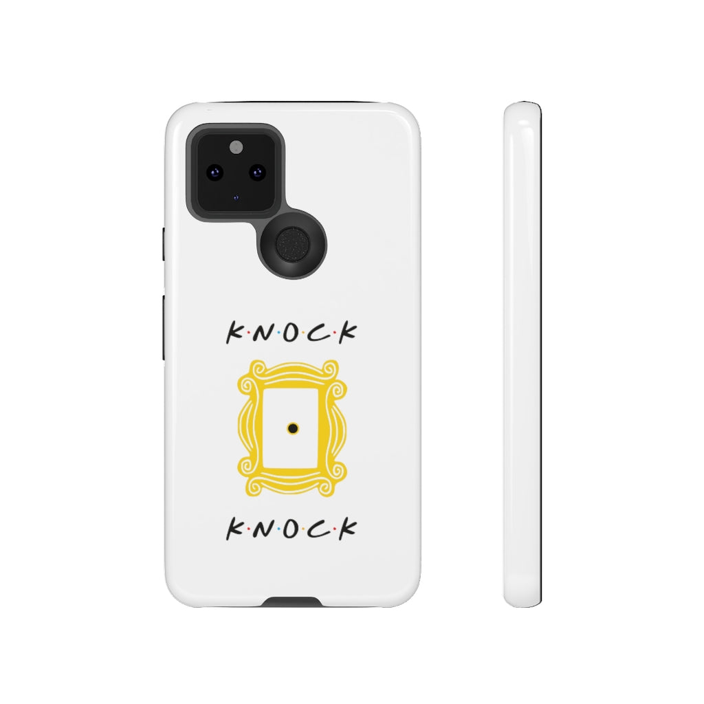 Knock Knock Friends Inspired Phone Case- White