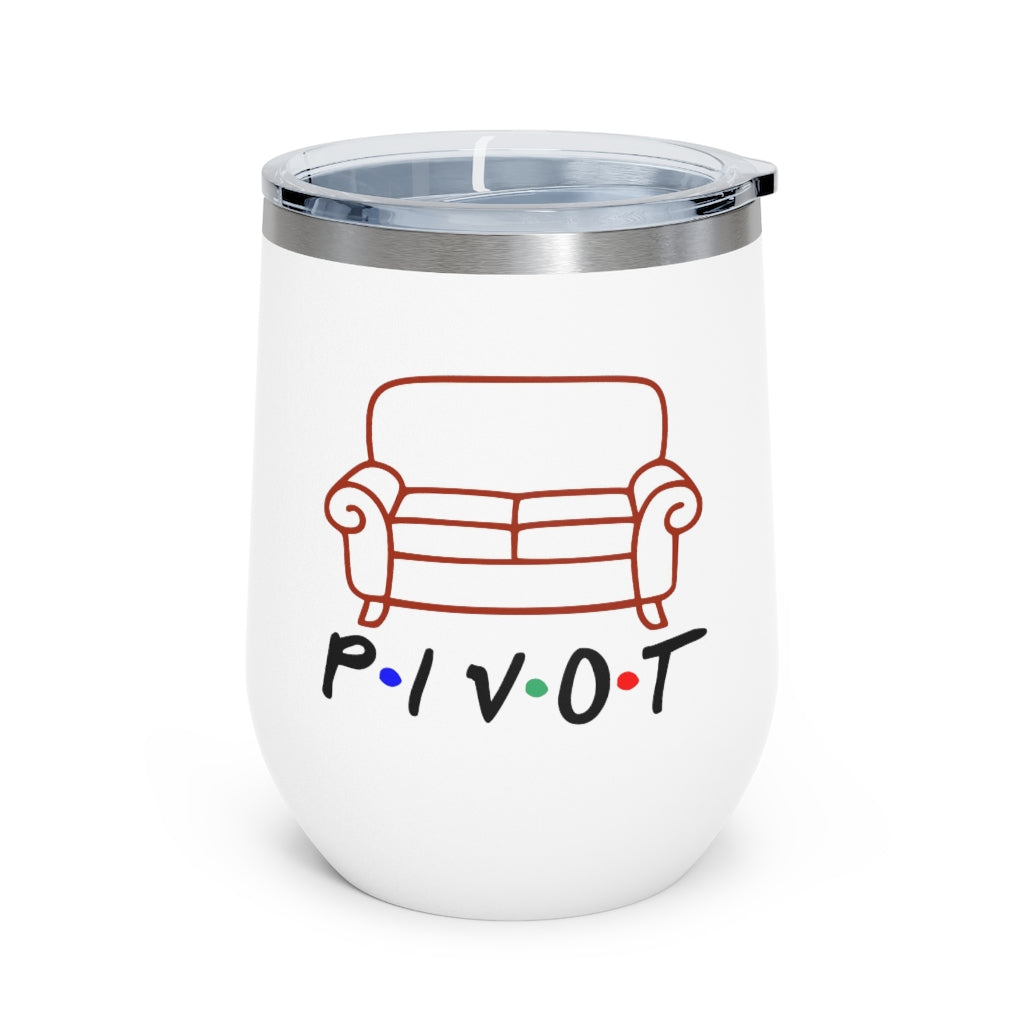 Pivot Friends Inspired 12oz Insulated Tumbler