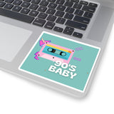 90's Baby Square Sticker