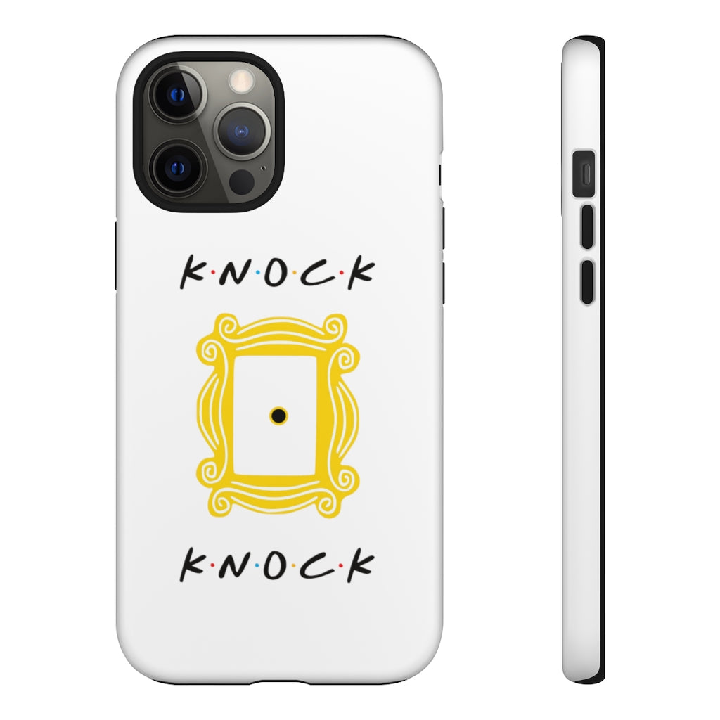 Knock Knock Friends Inspired Phone Case- White