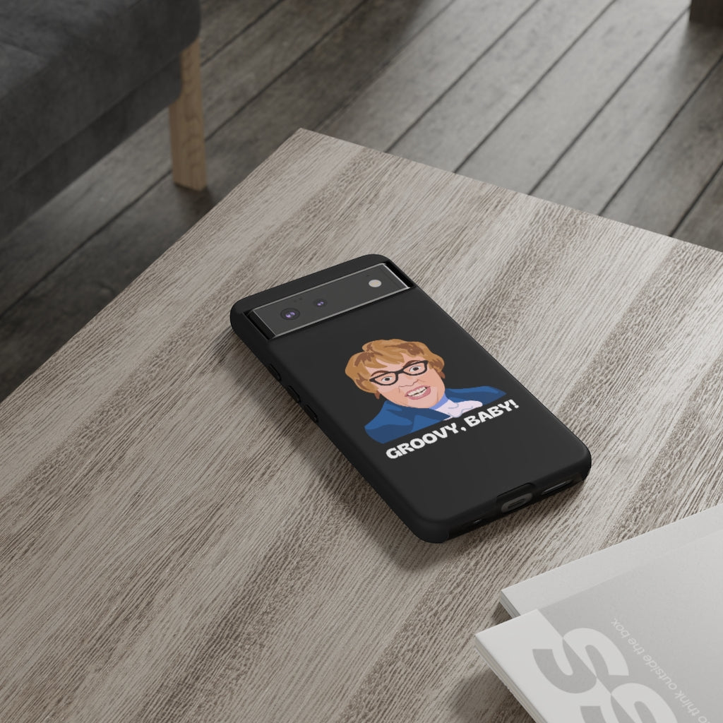 Groovy Baby, Austin Powers Inspired Phone Case