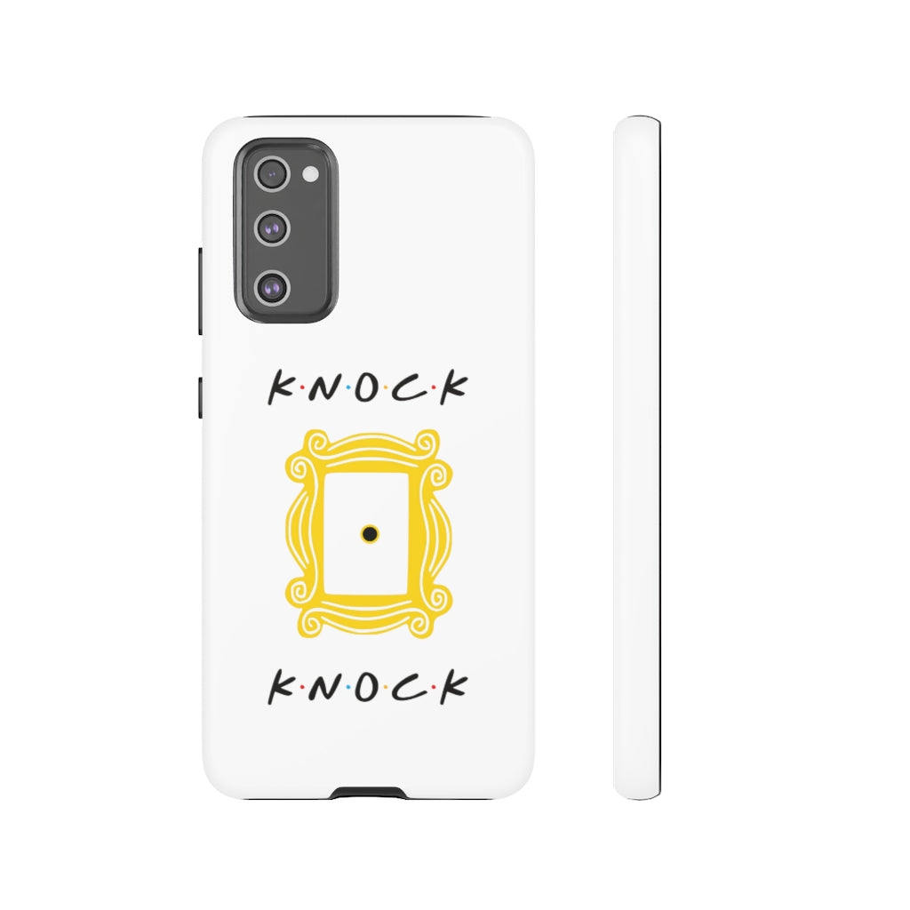 Knock Knock Friends Inspired Phone Case- White