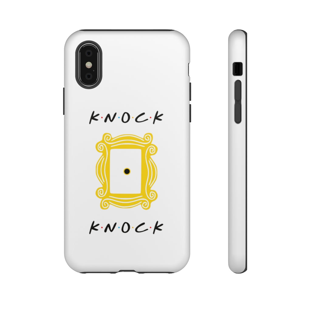 Knock Knock Friends Inspired Phone Case- White