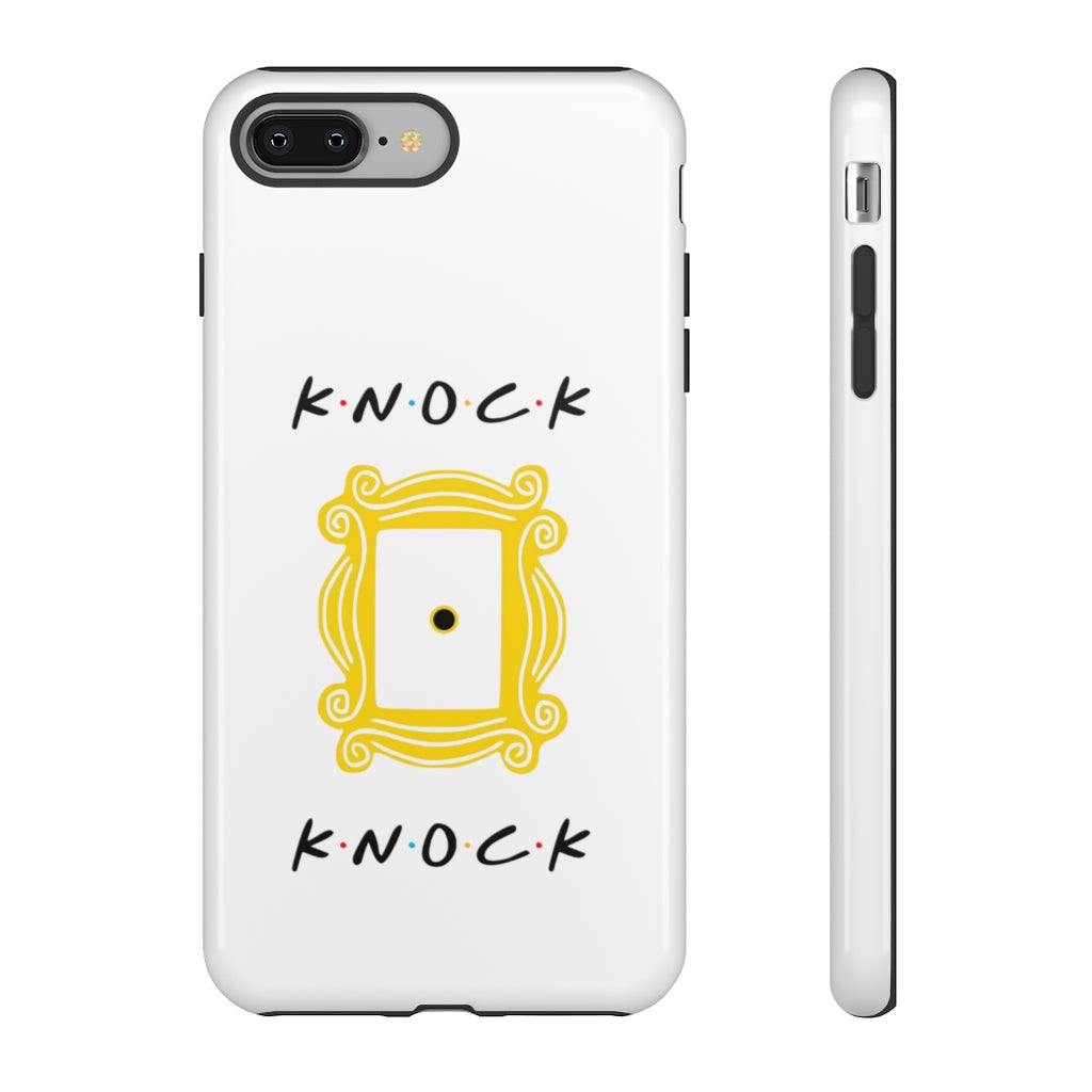 Knock Knock Friends Inspired Phone Case- White