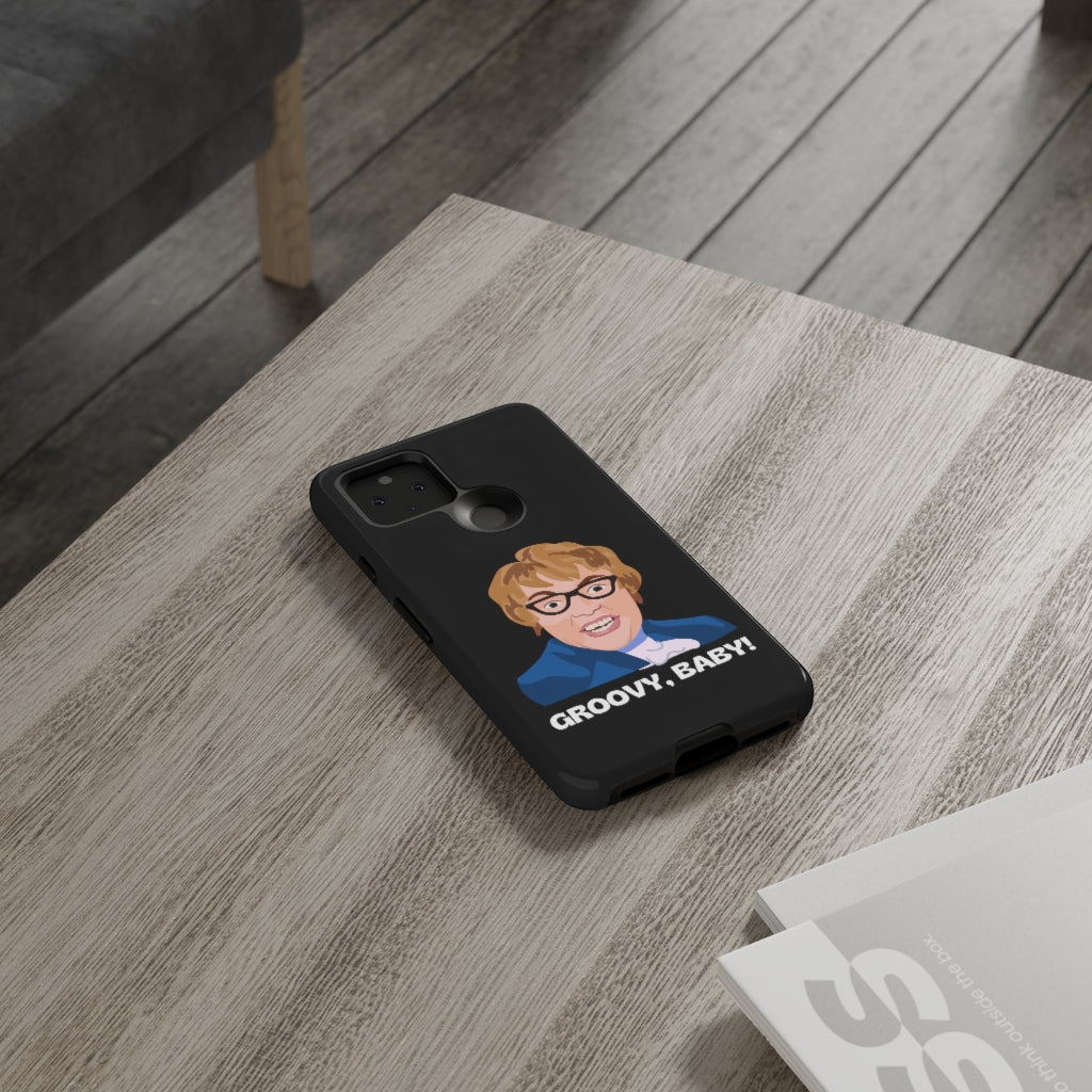 Groovy Baby, Austin Powers Inspired Phone Case