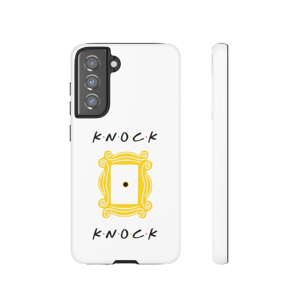 Knock Knock Friends Inspired Phone Case- White