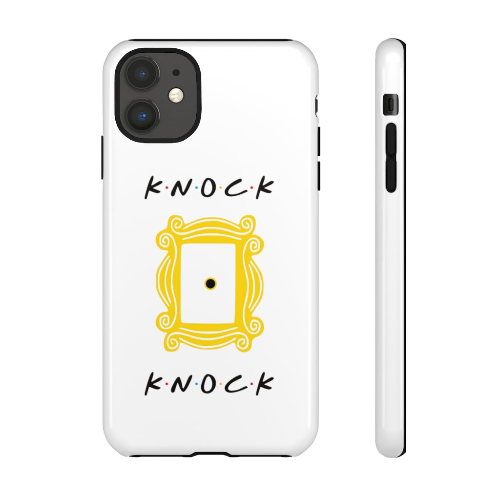 Knock Knock Friends Inspired Phone Case- White