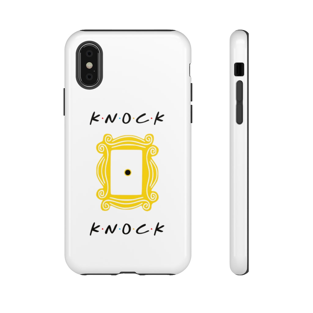 Knock Knock Friends Inspired Phone Case- White