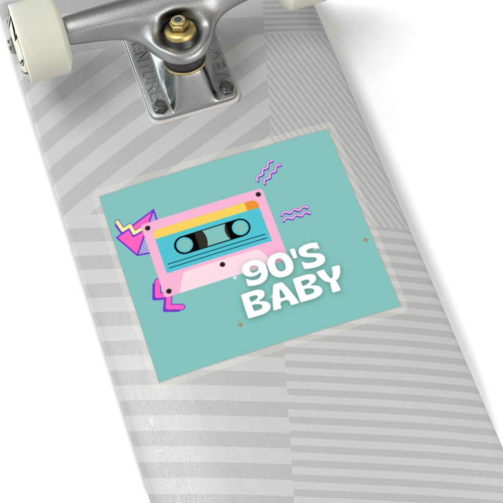 90's Baby Square Sticker