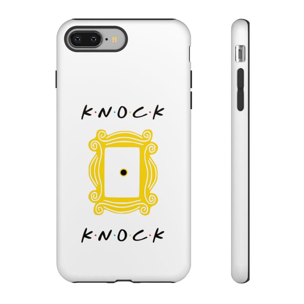 Knock Knock Friends Inspired Phone Case- White