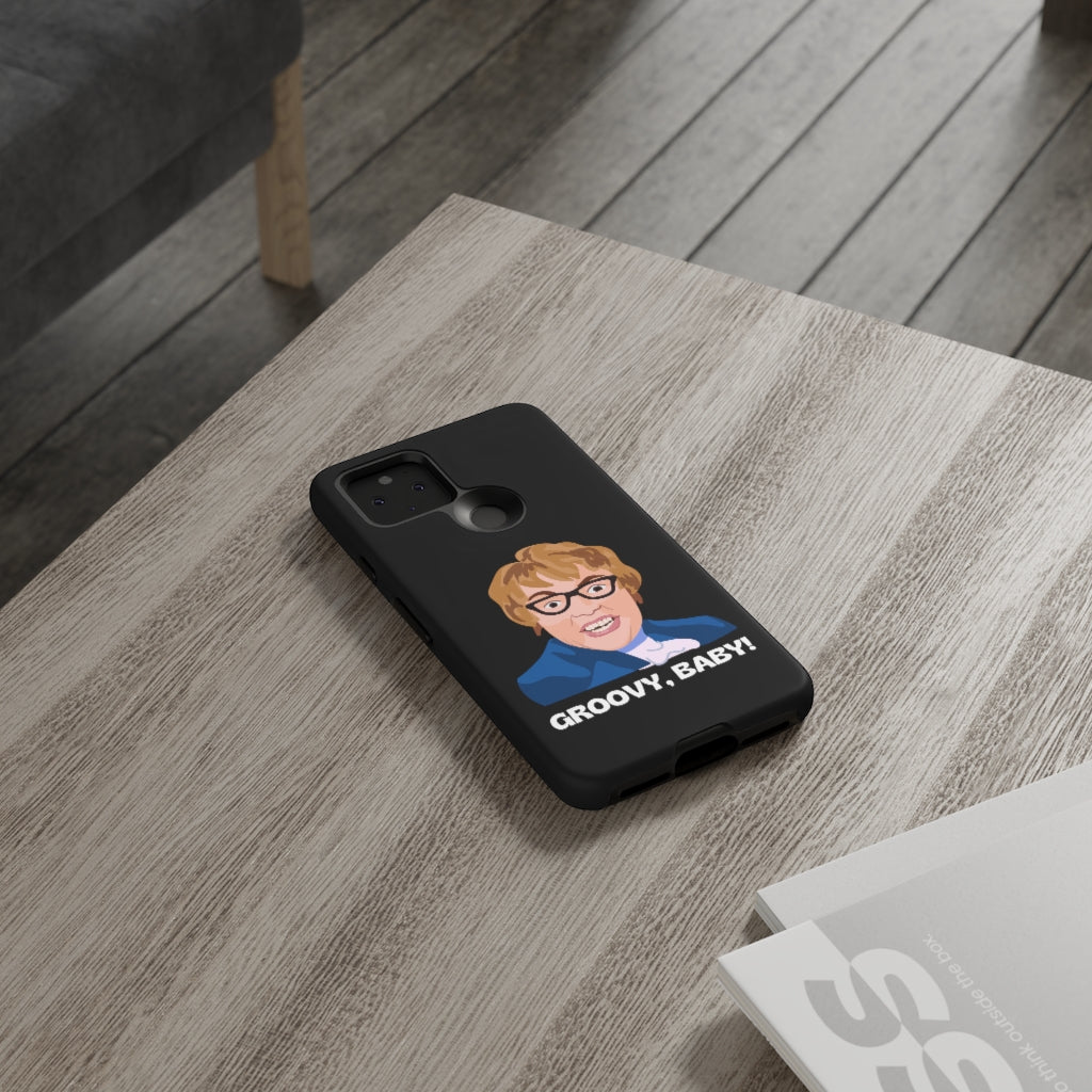 Groovy Baby, Austin Powers Inspired Phone Case