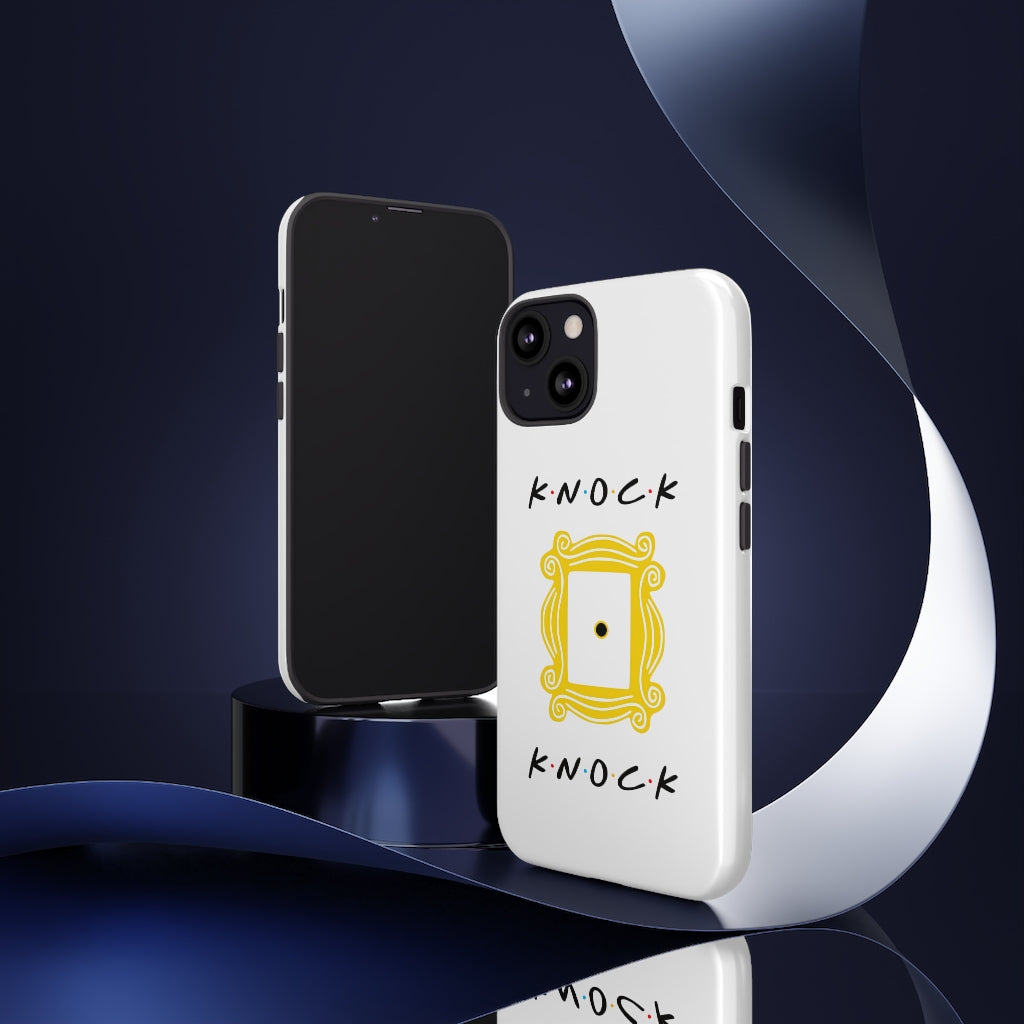 Knock Knock Friends Inspired Phone Case- White
