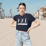 P.Y.T. Michael Jackson Inspired Women's Flowy Cropped Tee