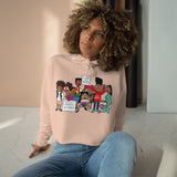 Black Lives Matters 90's Cartoon Inspired Women's Crop Hoodie