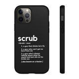 Scrub Definition TLC Inspired Phone Case- Black