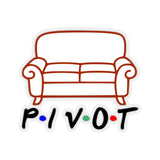 Pivot Friends Inspired Sticker