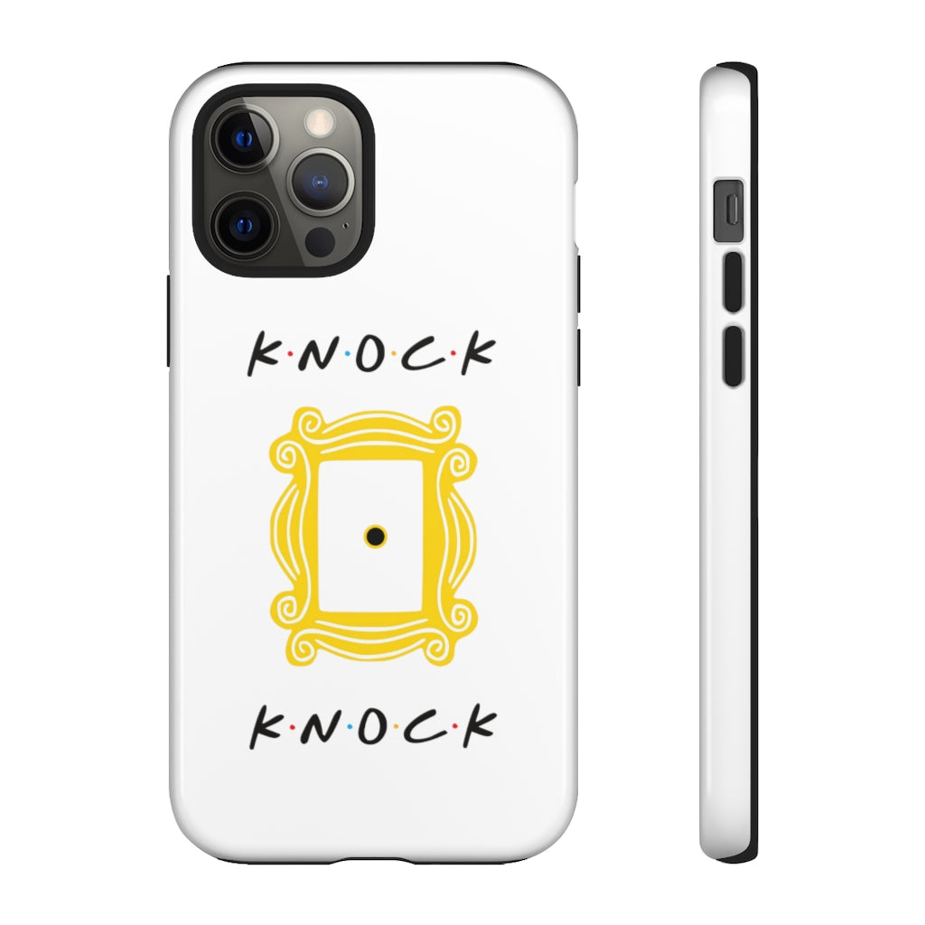 Knock Knock Friends Inspired Phone Case- White