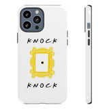 Knock Knock Friends Inspired Phone Case- White