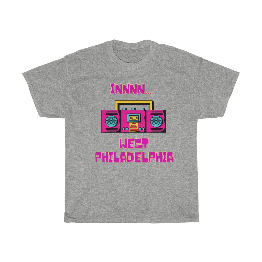 In West Philadelphia Fresh Prince of Bel-Air Inspired T-Shirt