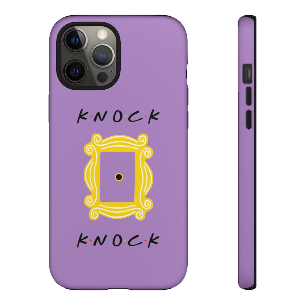 Knock Knock Friends Inspired Phone Case- Purple