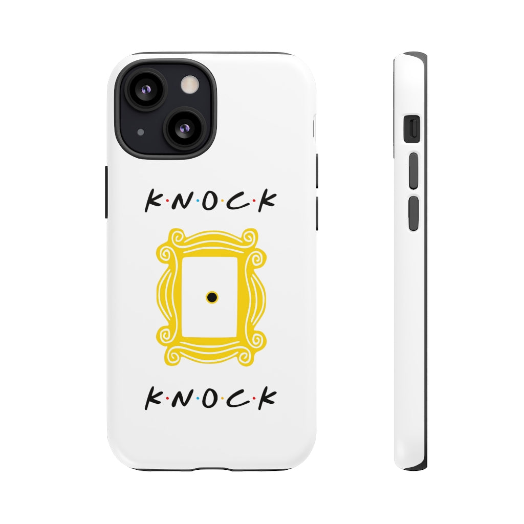 Knock Knock Friends Inspired Phone Case- White