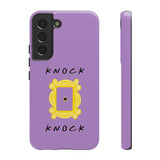 Knock Knock Friends Inspired Phone Case- Purple