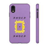 Knock Knock Friends Inspired Phone Case- Purple